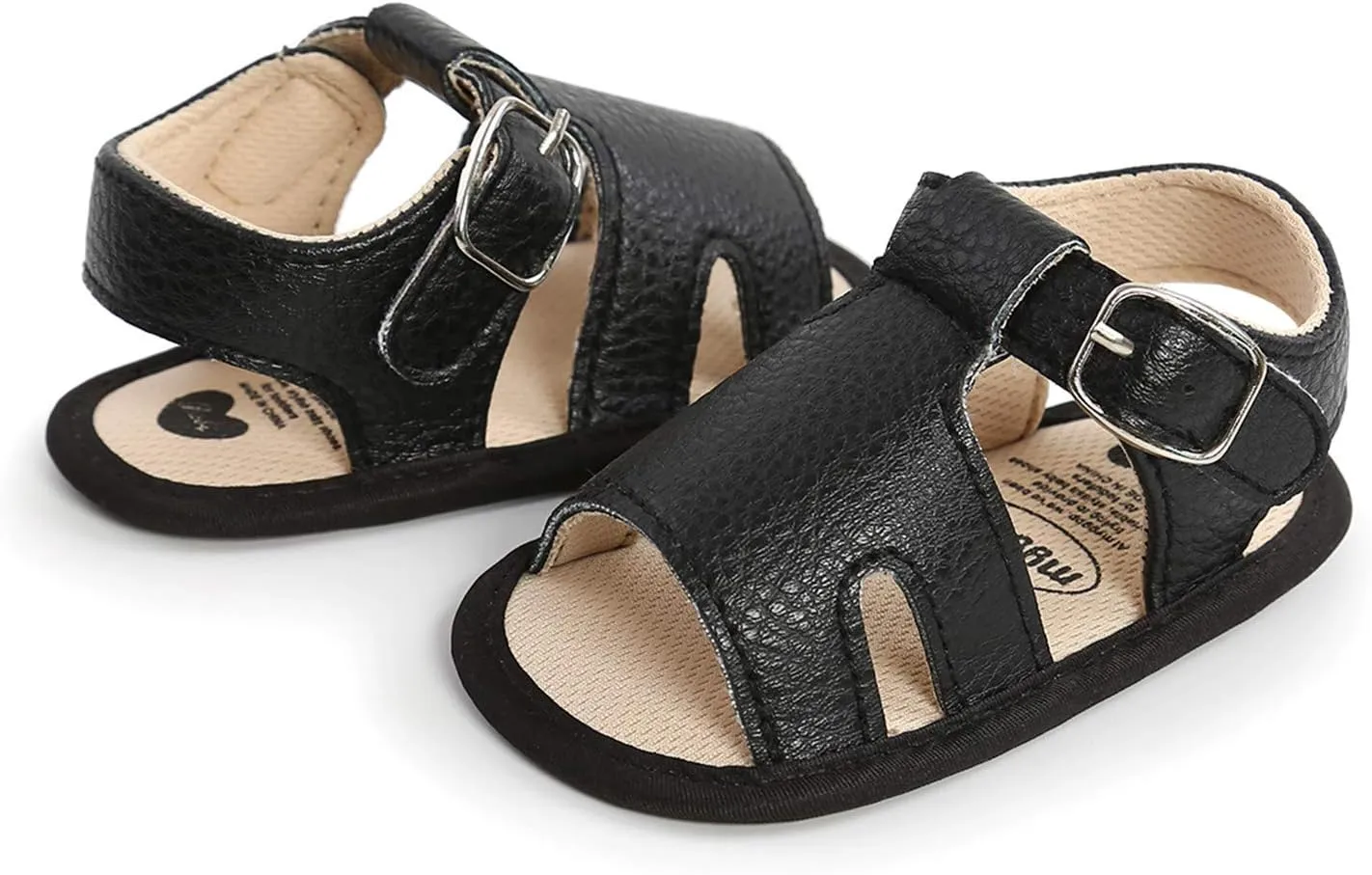 Baby Boys Girls Sandals Open-Toe Soft Rubber Sole Outdoor Shoes for Toddler Infant First Slipper Boot for Toddler
