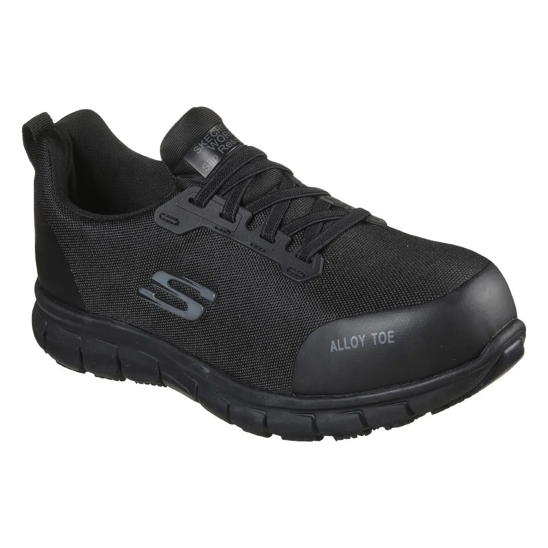 BB670-39 Skechers Womens Safety Shoe with Steel Toe Cap - Size 39 (UK 6)