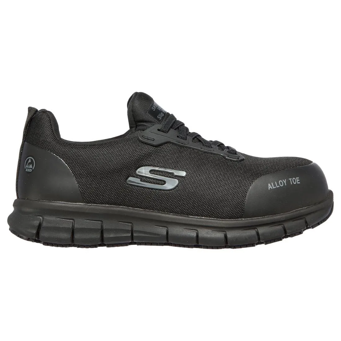 BB670-39 Skechers Womens Safety Shoe with Steel Toe Cap - Size 39 (UK 6)