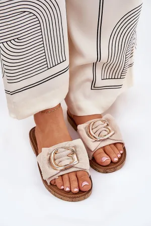Beige Flip-flops