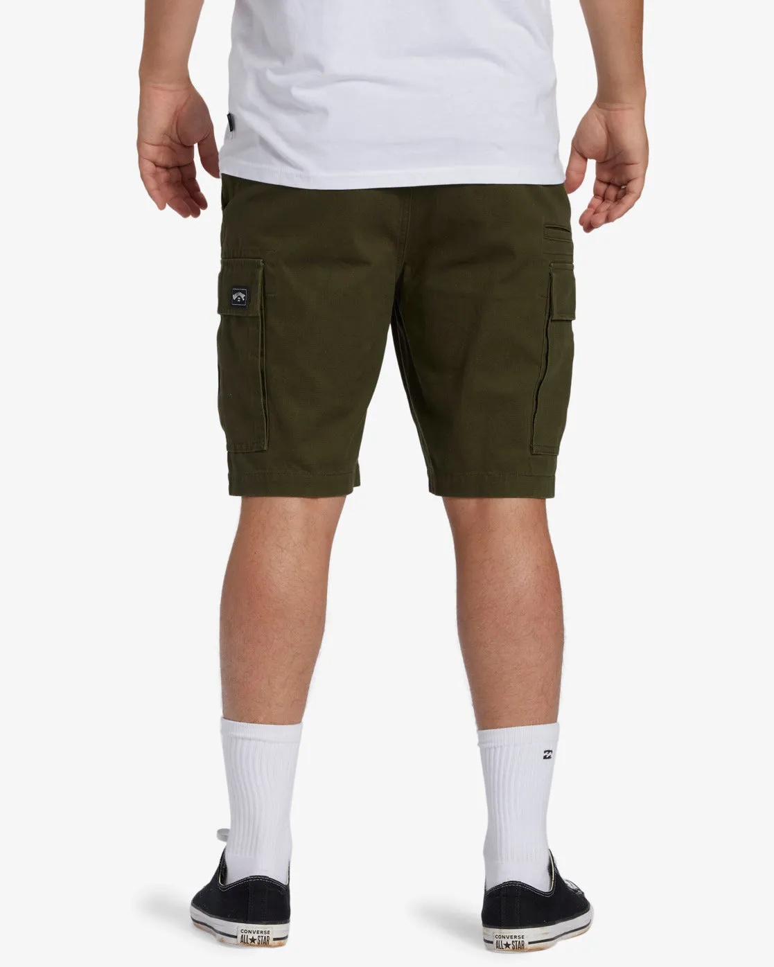 Billabong Men's Combat Cargo Shorts Military ABYWS00207_MIL