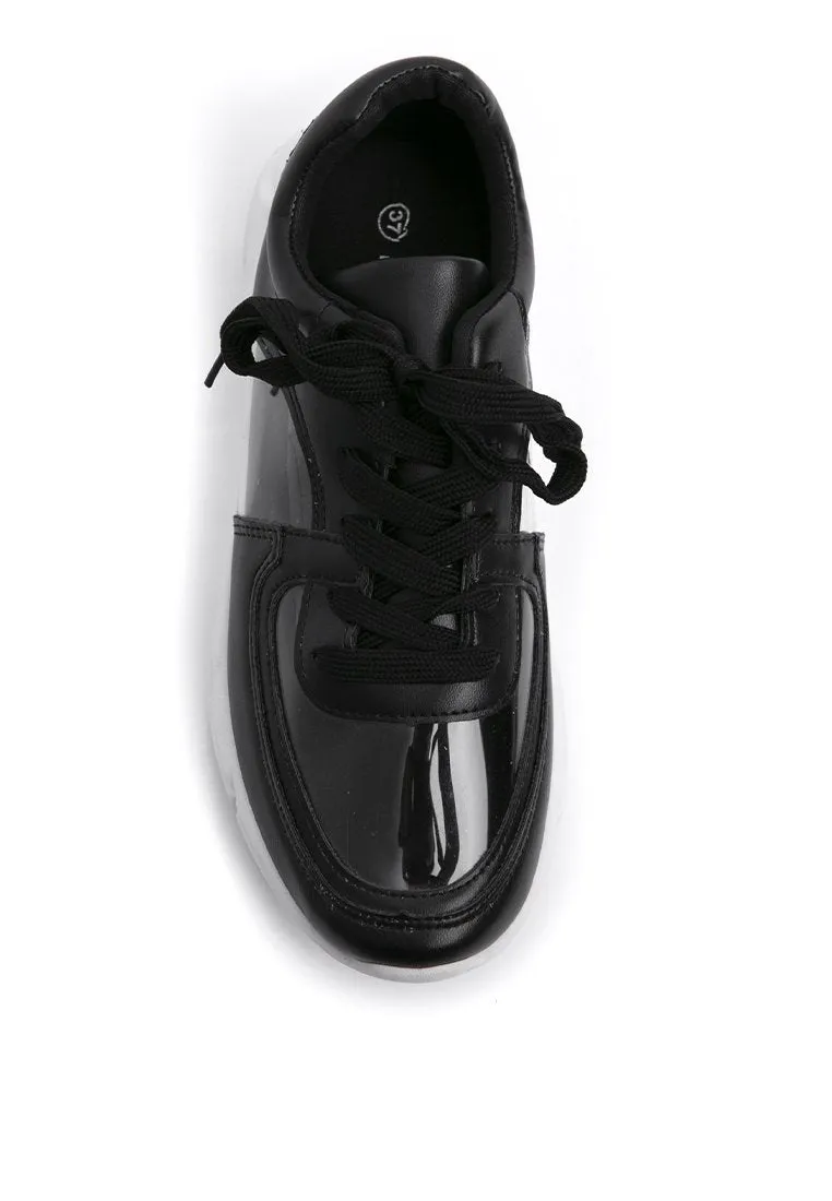 Black Transparent Sporty Shoes