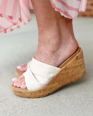 Blowfish Boynton Wedge in Latte FINAL SALE