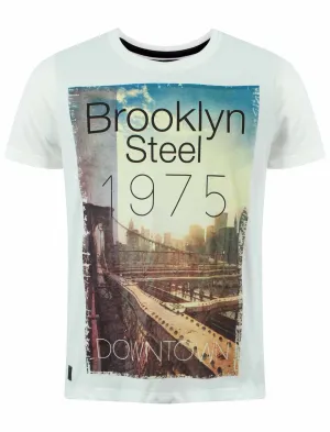 Dissident Brooklyn Steel T-Shirt in Ivory