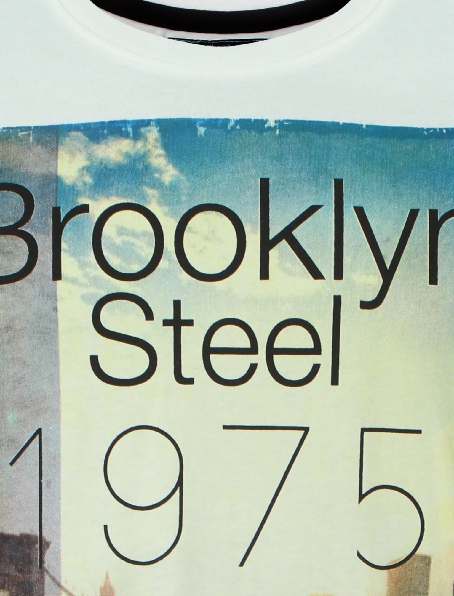 Dissident Brooklyn Steel T-Shirt in Ivory