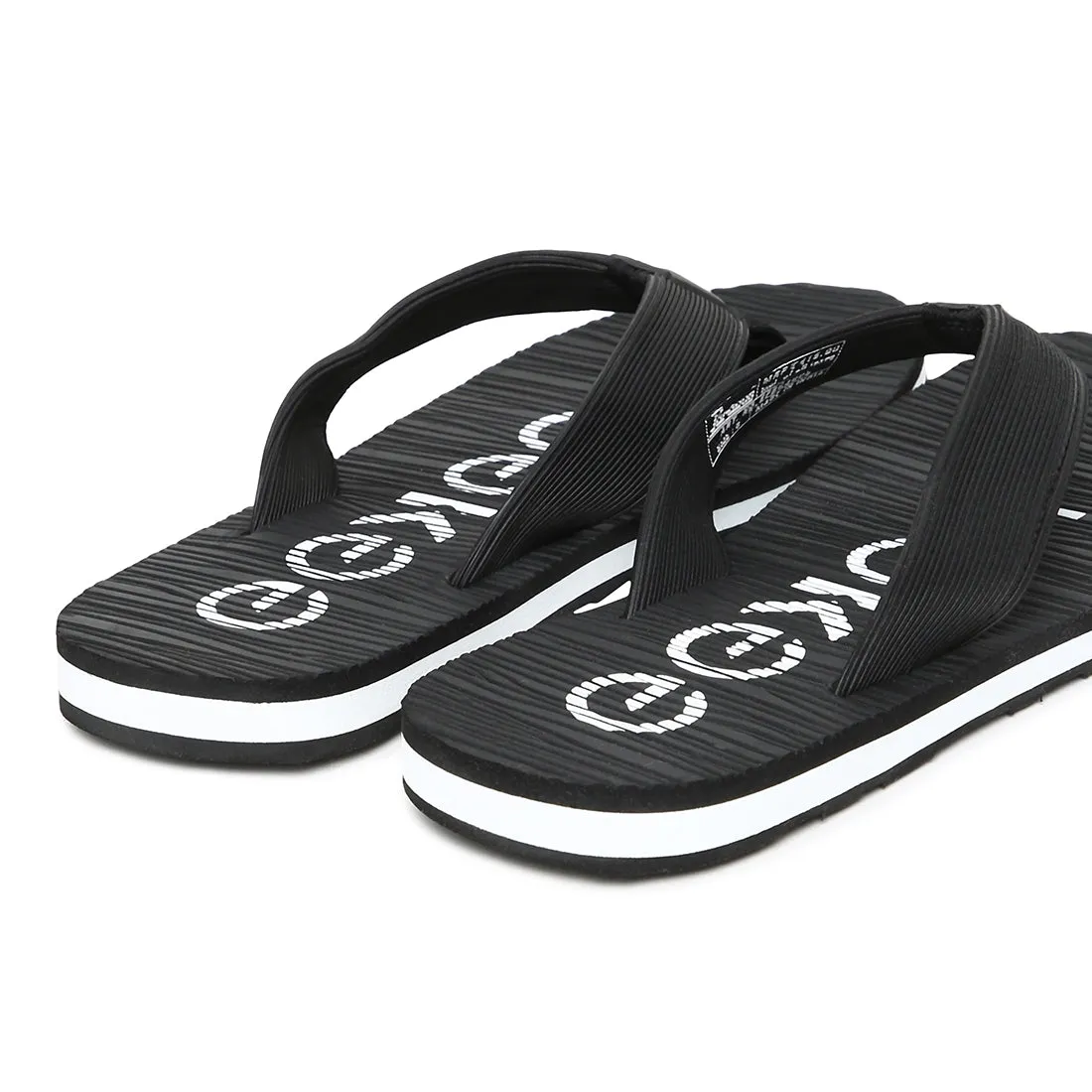 Eeken EFBG3025 Black Everyday Flip Flops For Men