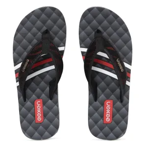 Eeken EFBGO2404S Black Lightweight Washable Dailywear Durable Flip Flops For Men