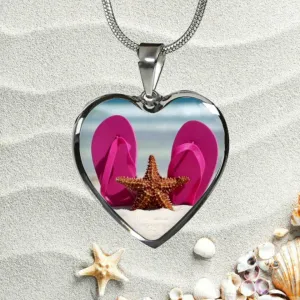 Flip Flops & Starfish Necklace