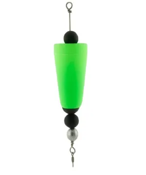 Four Horsemen Tackle Concave Popper Cork Green 3" 1pk