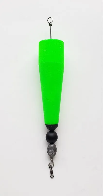 Four Horsemen Tackle Concave Popper Cork Green 4" 1pk