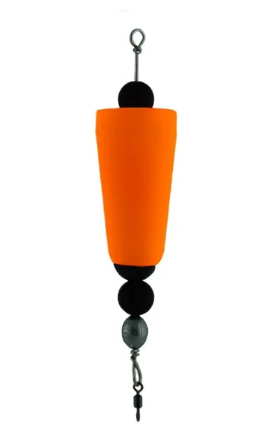 Four Horsemen Tackle Concave Popper Cork Orange 3" 1pk