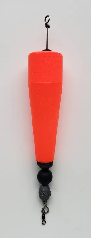 Four Horsemen Tackle Concave Popper Cork Red 4" 1pk