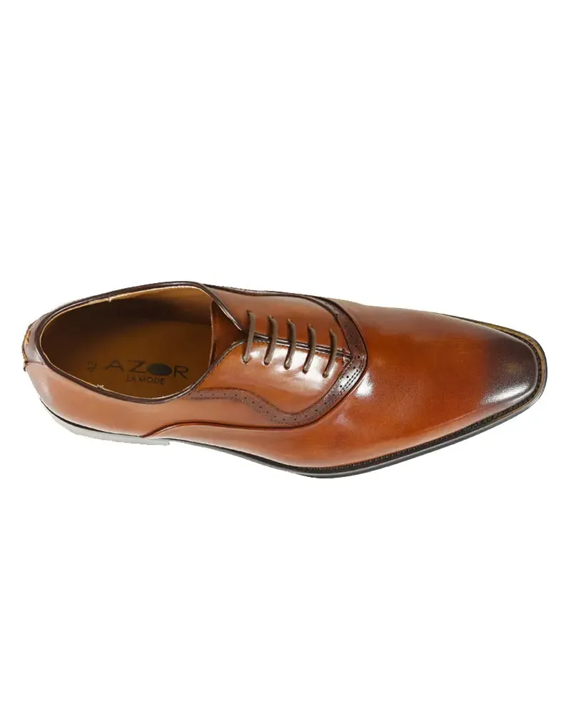Geneva Oxford Shoes - Tan Brown