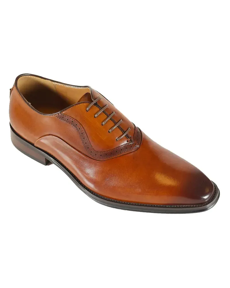 Geneva Oxford Shoes - Tan Brown