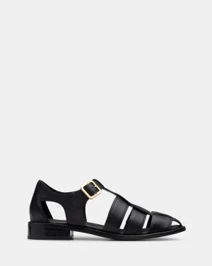 Hana Sun Black Leather