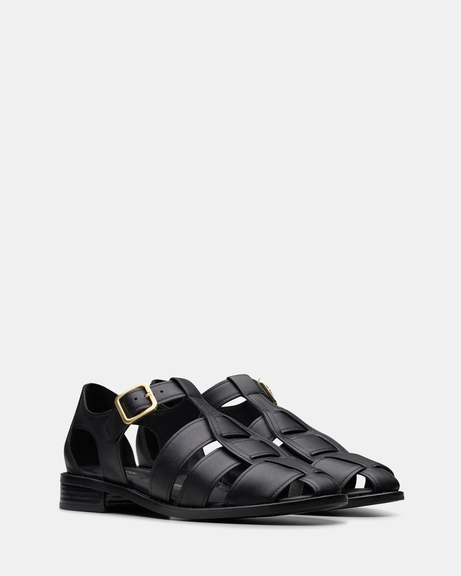 Hana Sun Black Leather