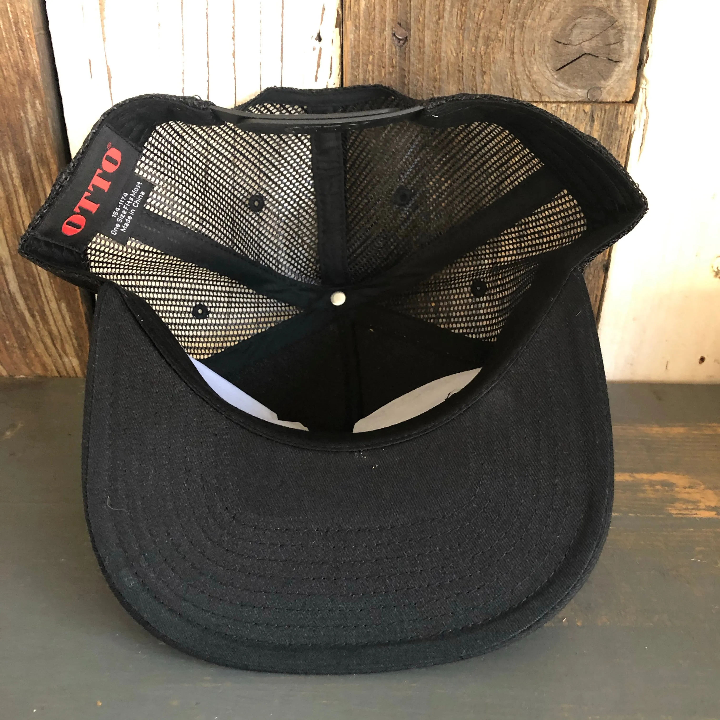 Hermosa Beach FIESTA Premium Cork Trucker Hat (Black)