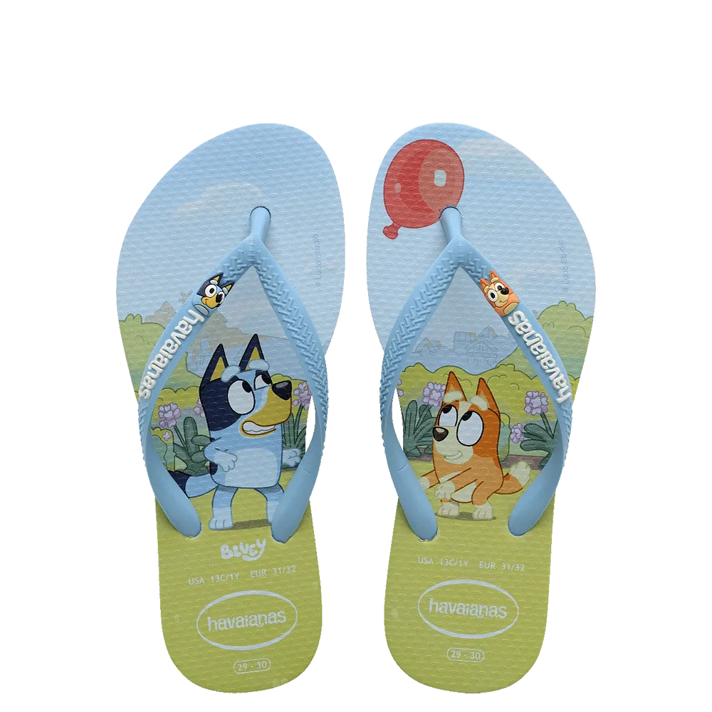 Kids Slim Bluey Flip Flops
