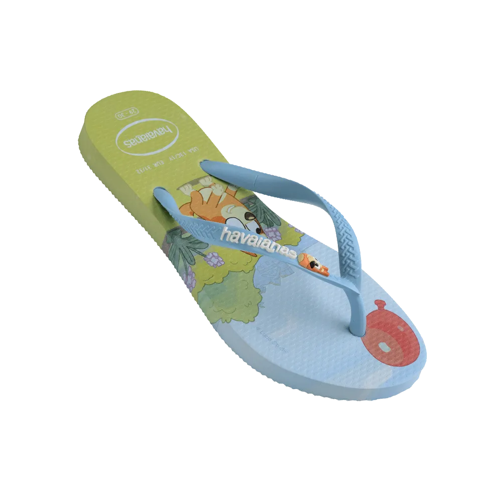 Kids Slim Bluey Flip Flops