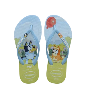 Kids Slim Bluey Flip Flops