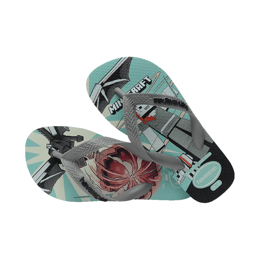 Kids Top Minecraft Flip Flops