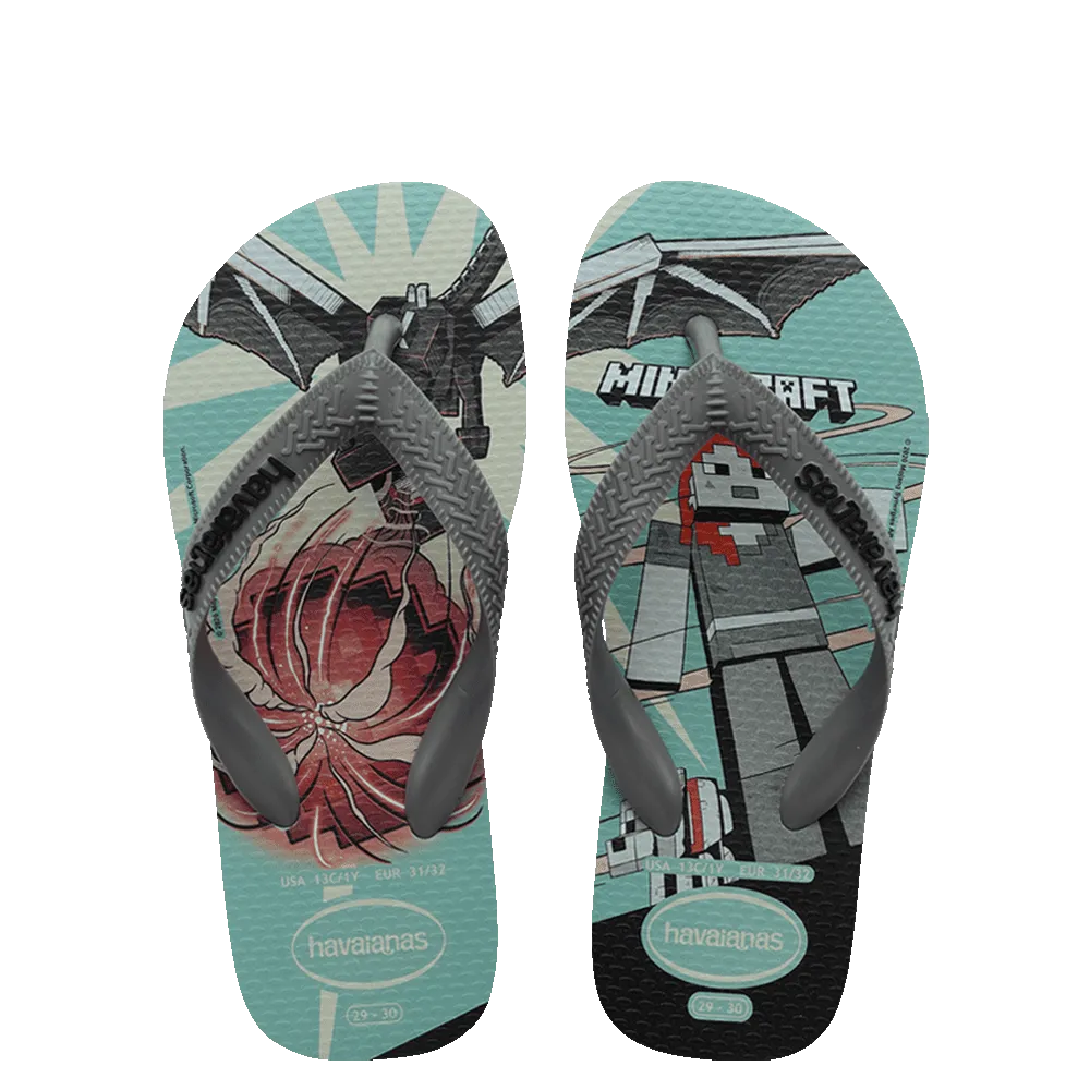 Kids Top Minecraft Flip Flops