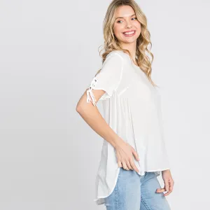 Lace Me Up Blouse
