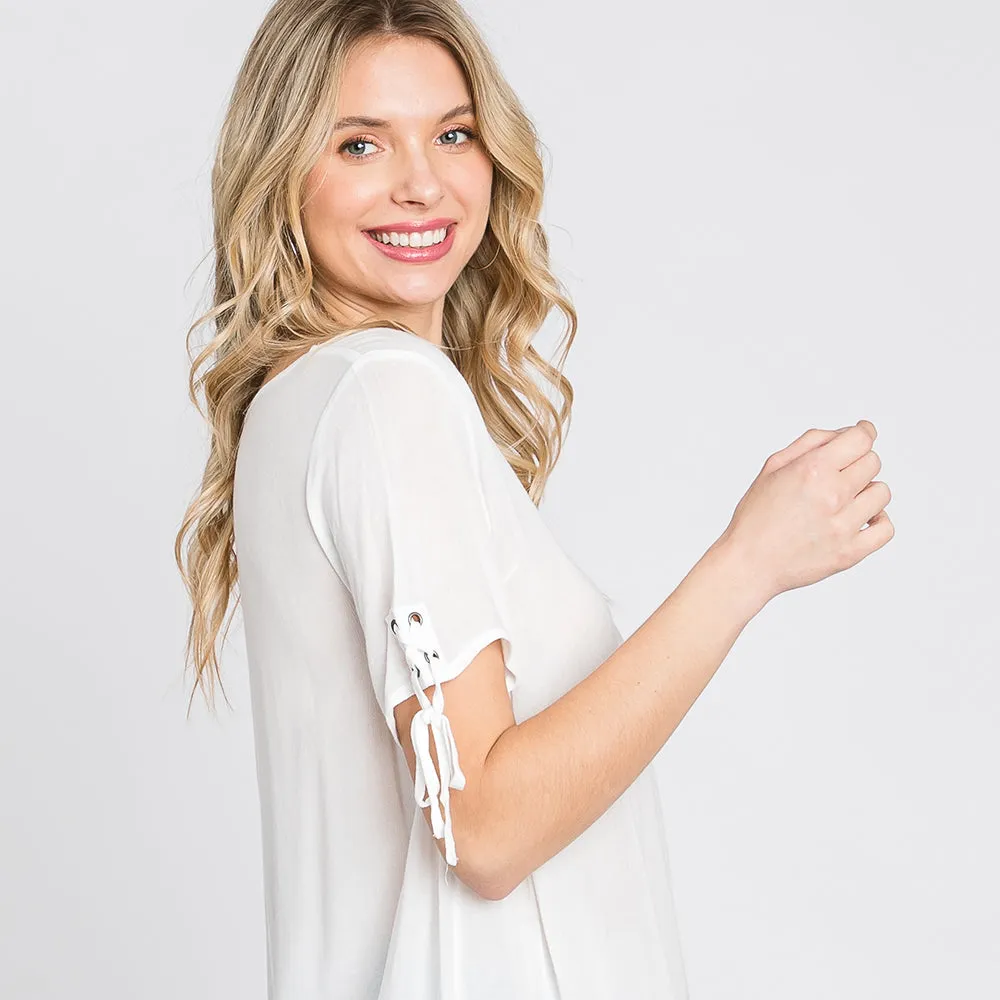 Lace Me Up Blouse