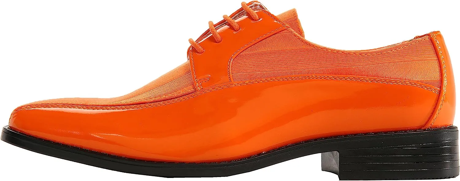 Men's Blue Formal Oxford Style Dress Shoes