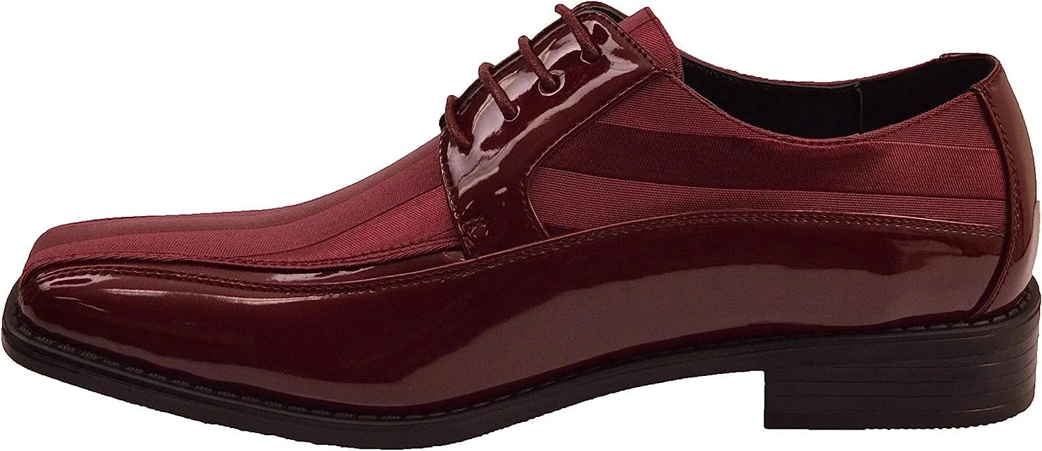 Men's Blue Formal Oxford Style Dress Shoes