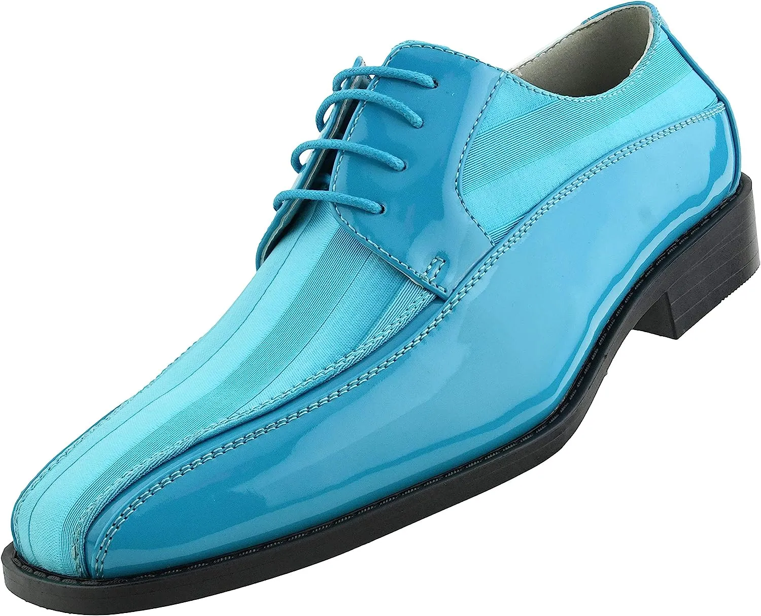 Men's Blue Formal Oxford Style Dress Shoes