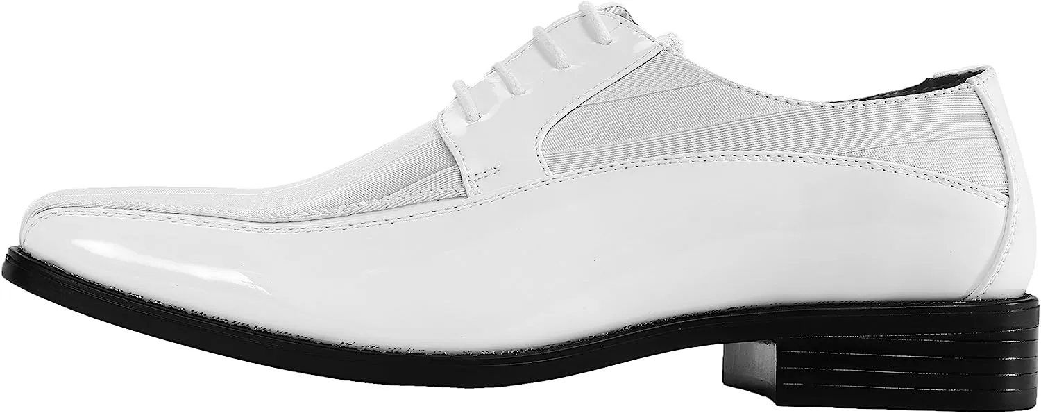 Men's Blue Formal Oxford Style Dress Shoes