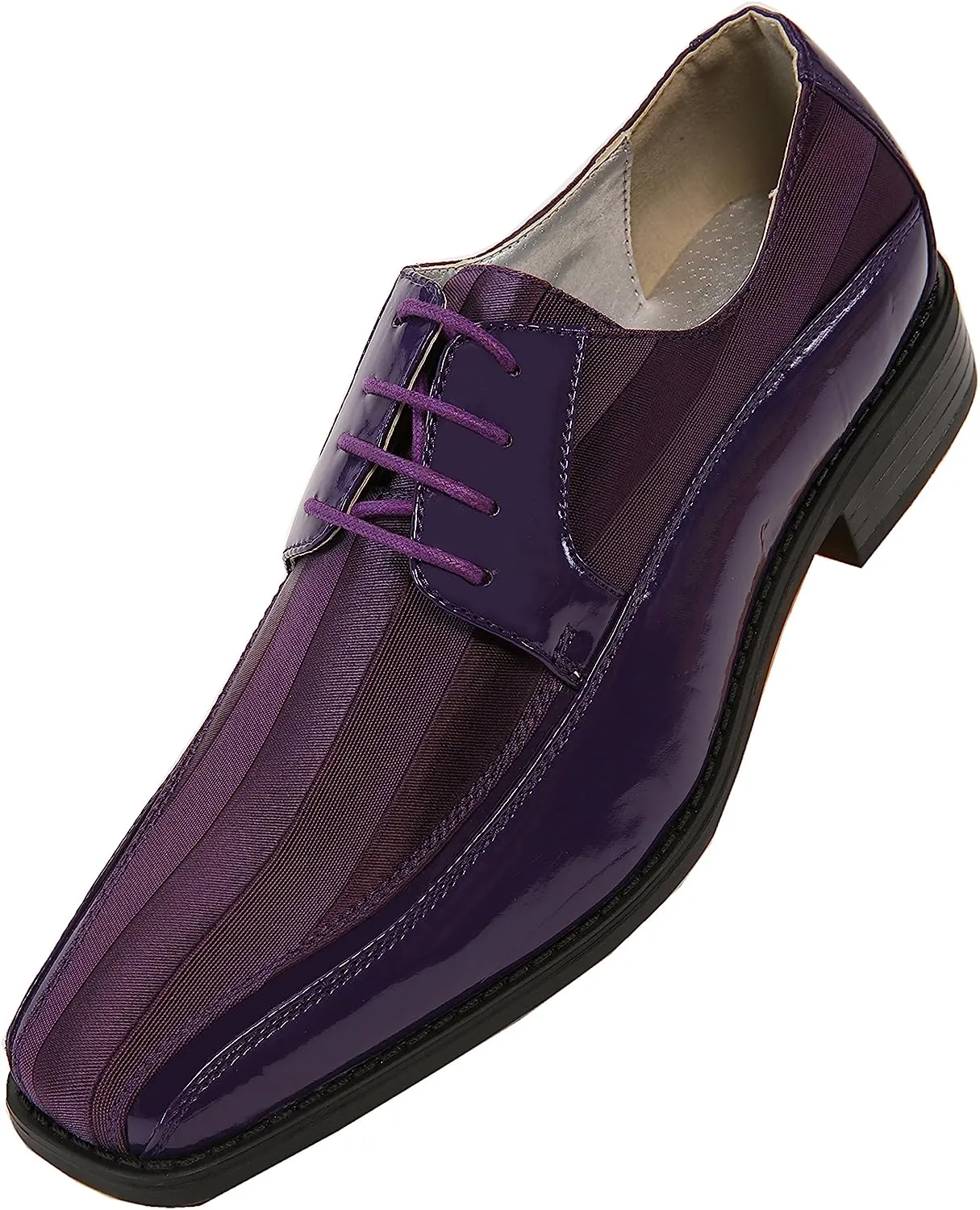 Men's Blue Formal Oxford Style Dress Shoes