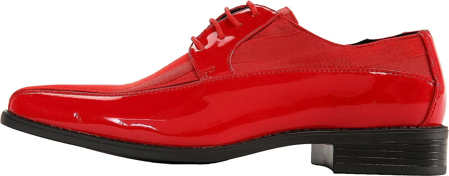 Men's Blue Formal Oxford Style Dress Shoes