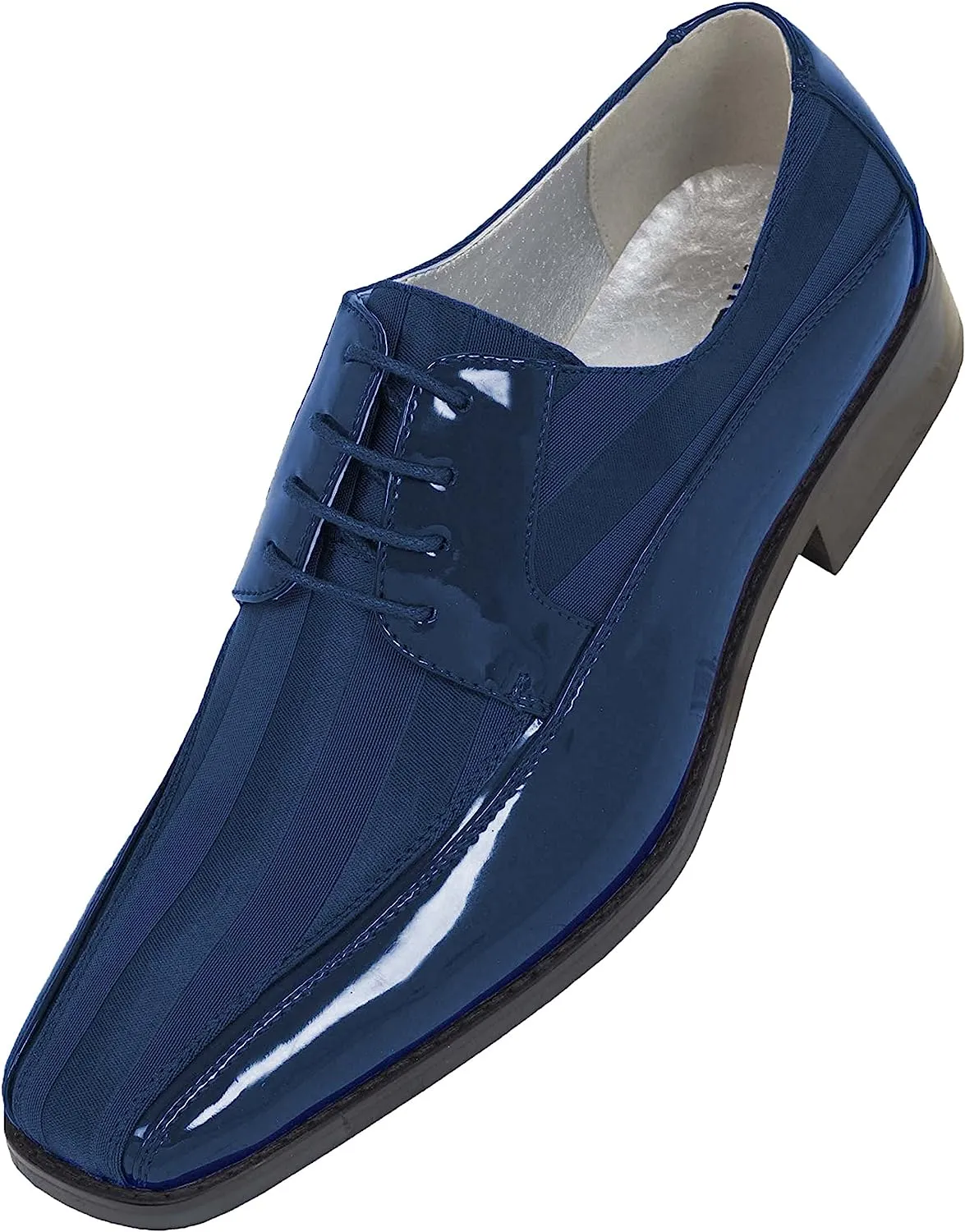 Men's Blue Formal Oxford Style Dress Shoes