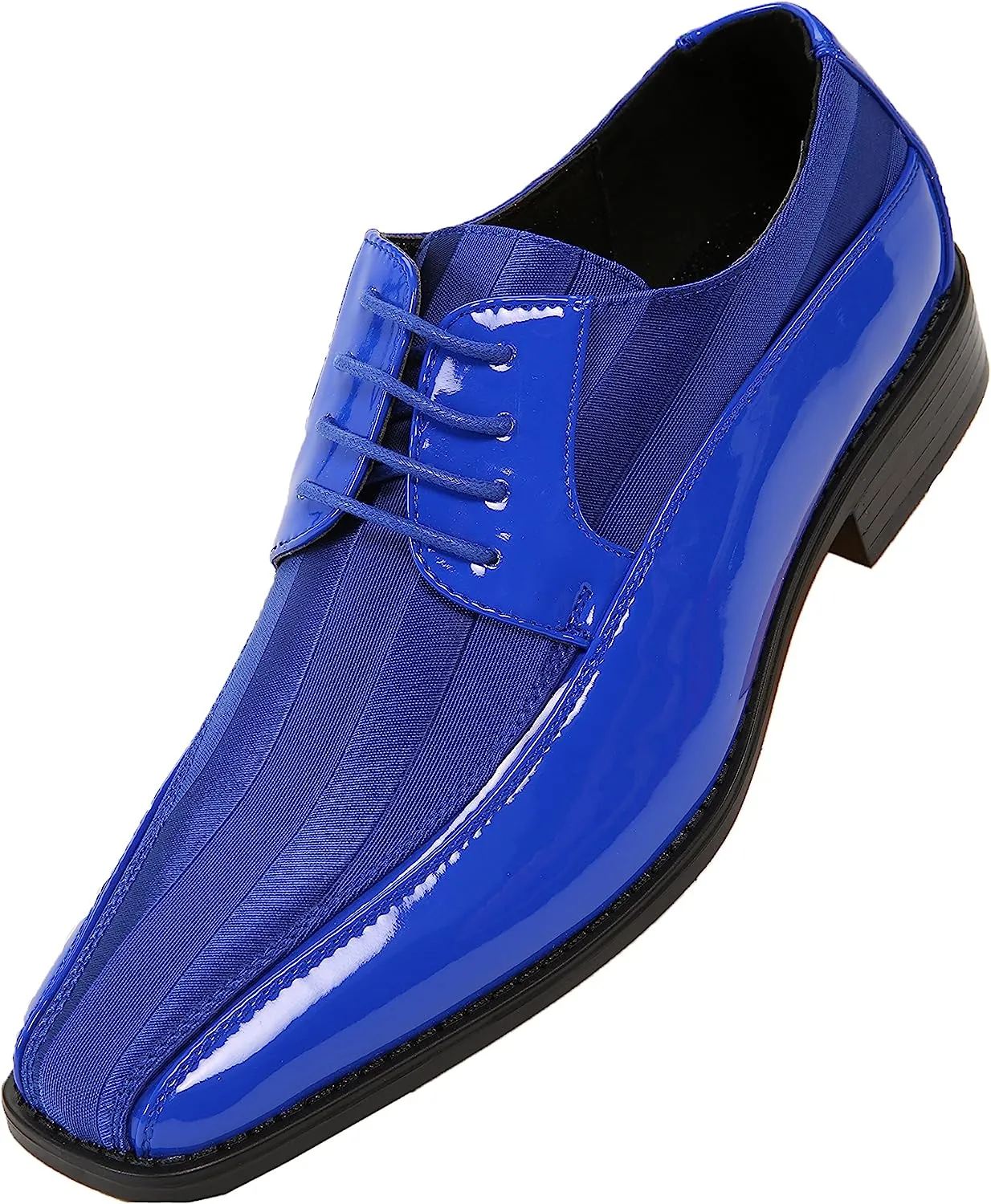 Men's Blue Formal Oxford Style Dress Shoes