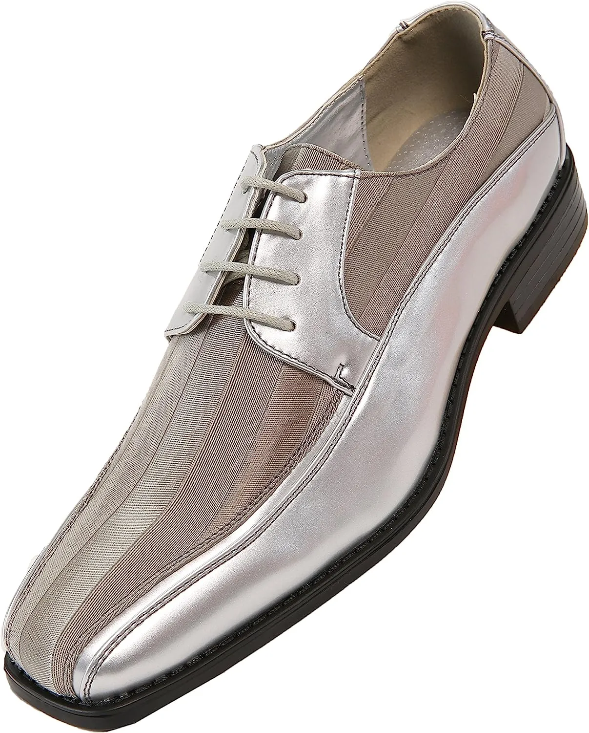 Men's Blue Formal Oxford Style Dress Shoes