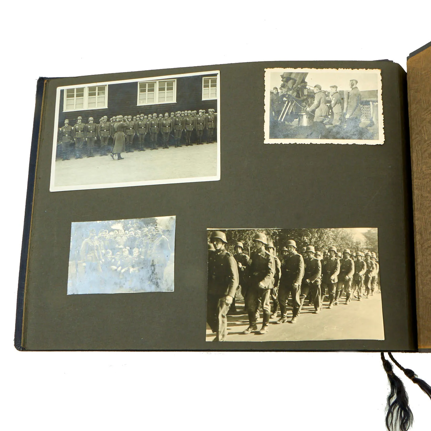 Original German WWII Luftwaffe Service Personal Photo Album Featuring Pictures of Occupied Poland - Meine Dienstzeit - 141 Photos