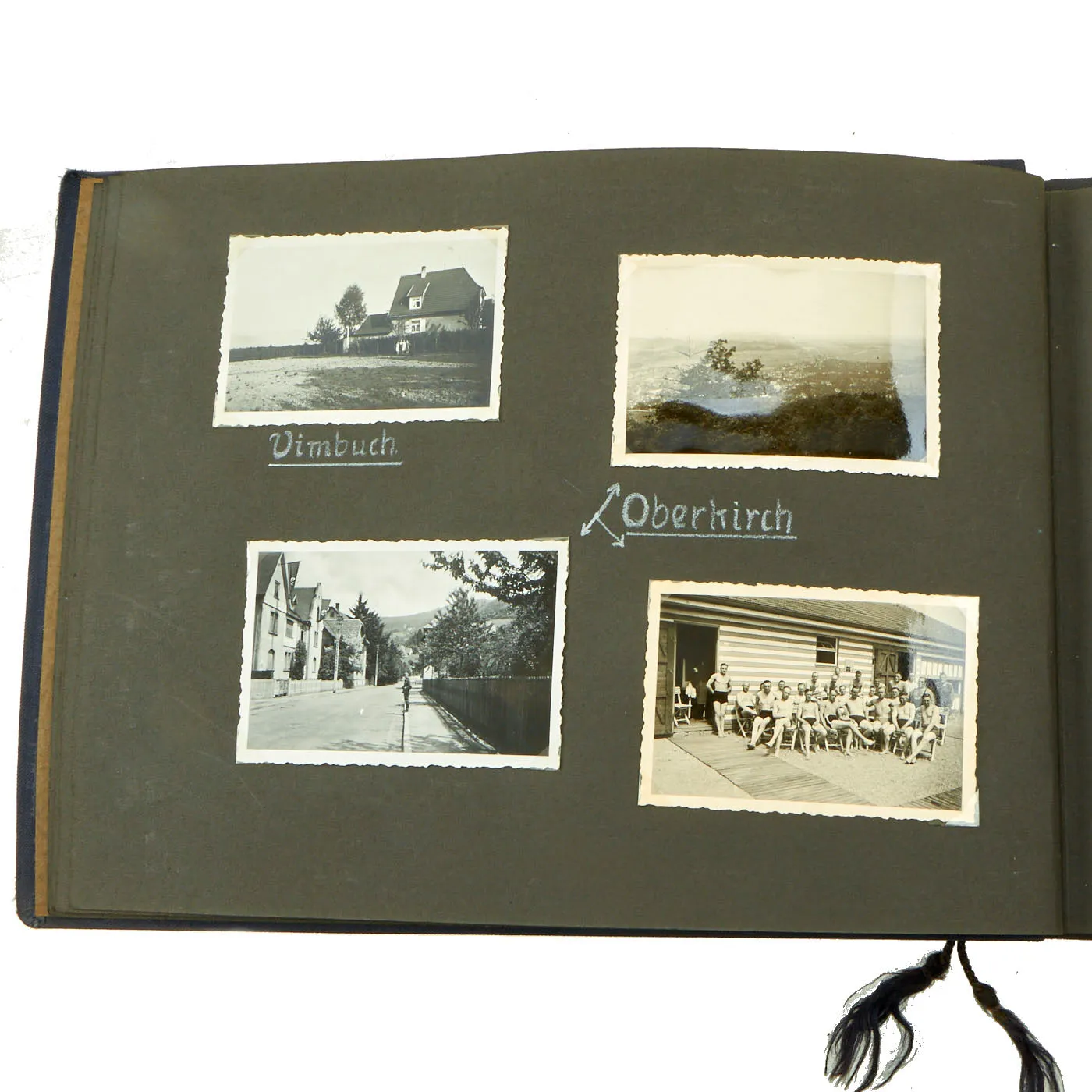 Original German WWII Luftwaffe Service Personal Photo Album Featuring Pictures of Occupied Poland - Meine Dienstzeit - 141 Photos