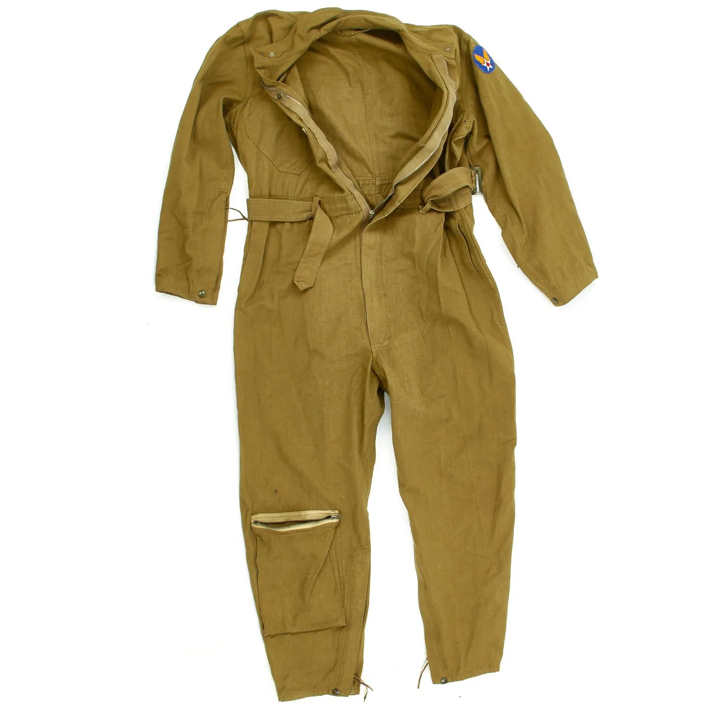 Original U.S. WWII Army Air Force Summer Type A-4 Flight Suit with CBI Patch