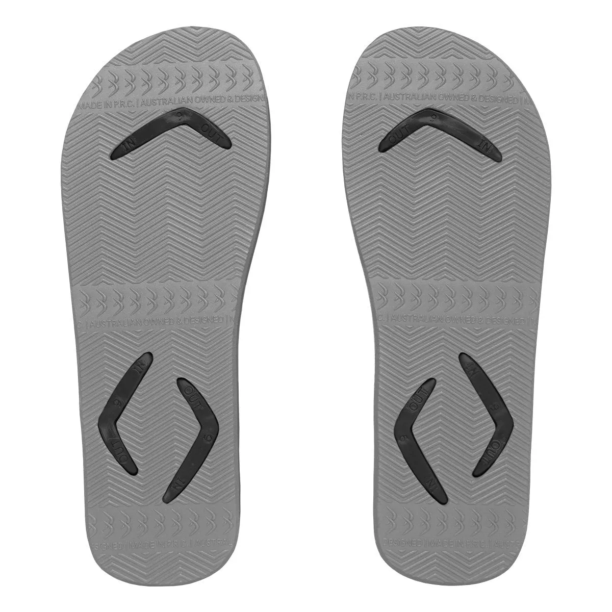 Regular Black/Grey   Flip-Flops