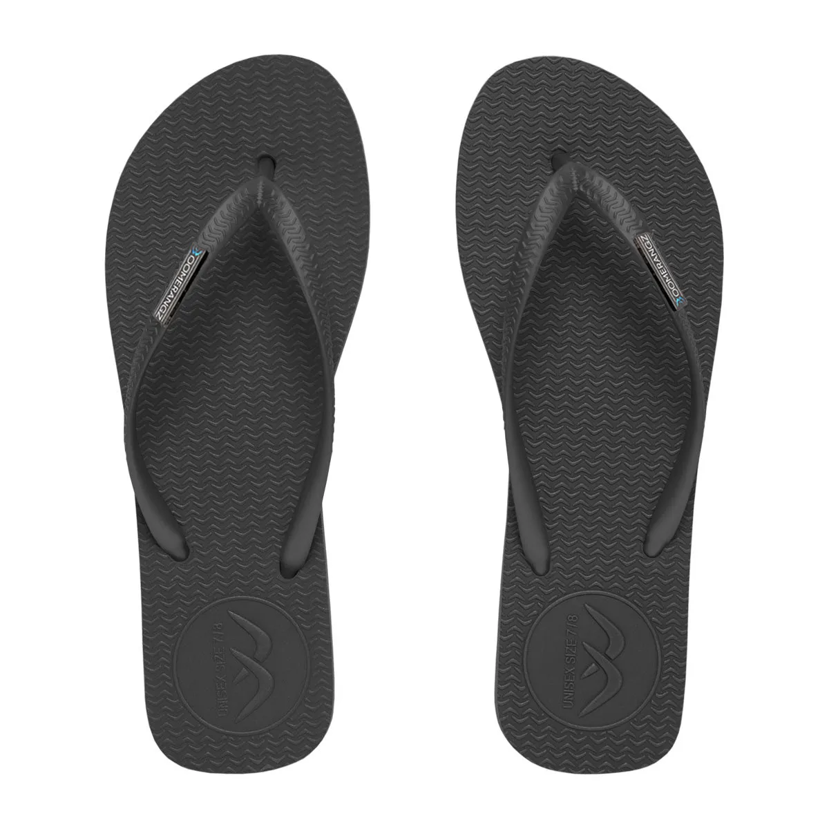 Slim Black/Pink Flip-Flops