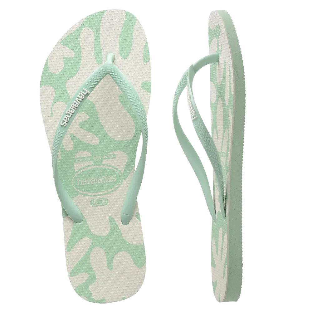 Slim Coral Flip Flops