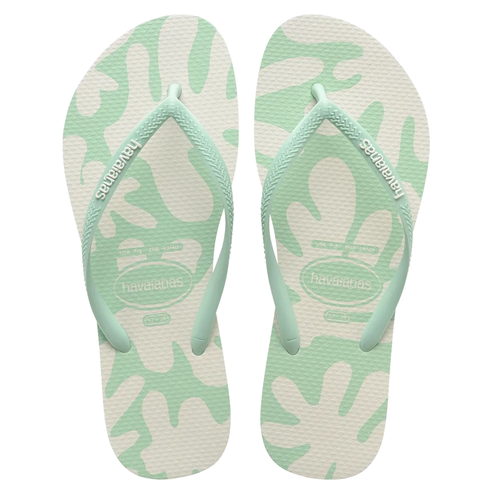 Slim Coral Flip Flops
