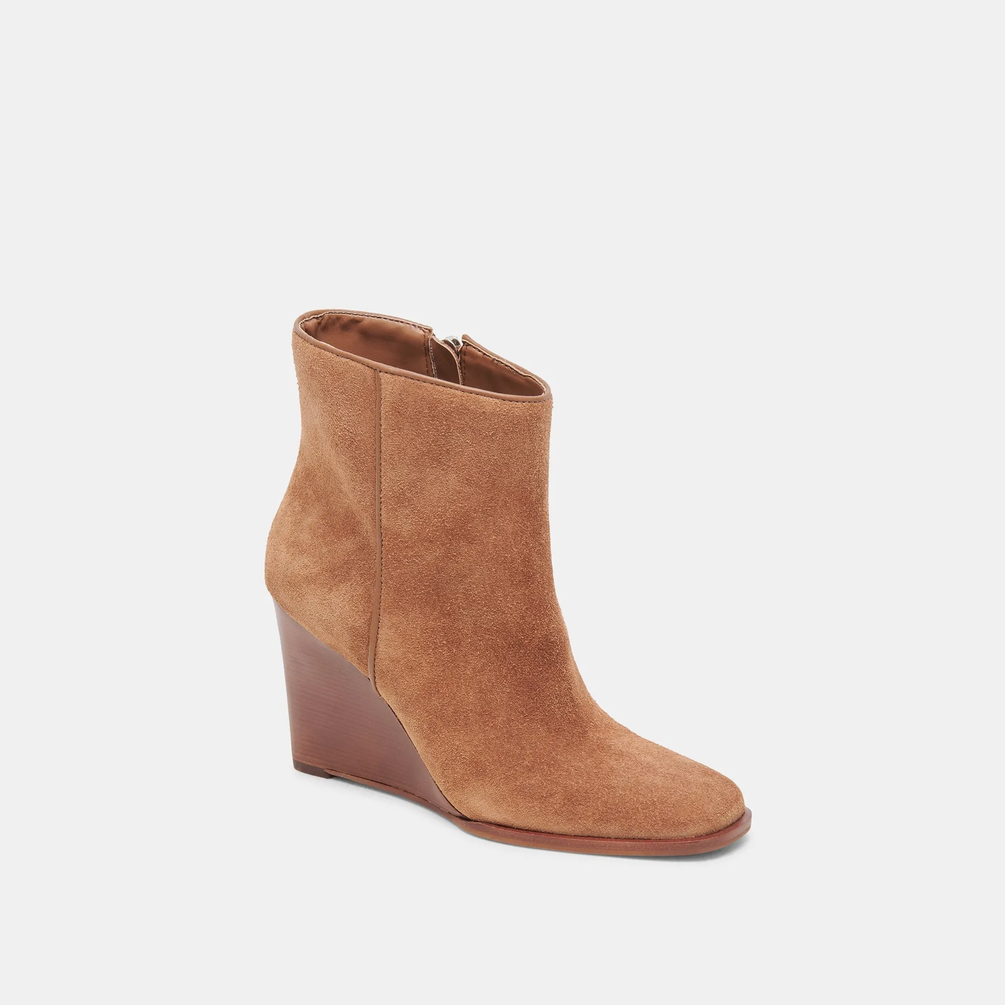 SUSANN BOOTIES CHESTNUT SUEDE - re:vita