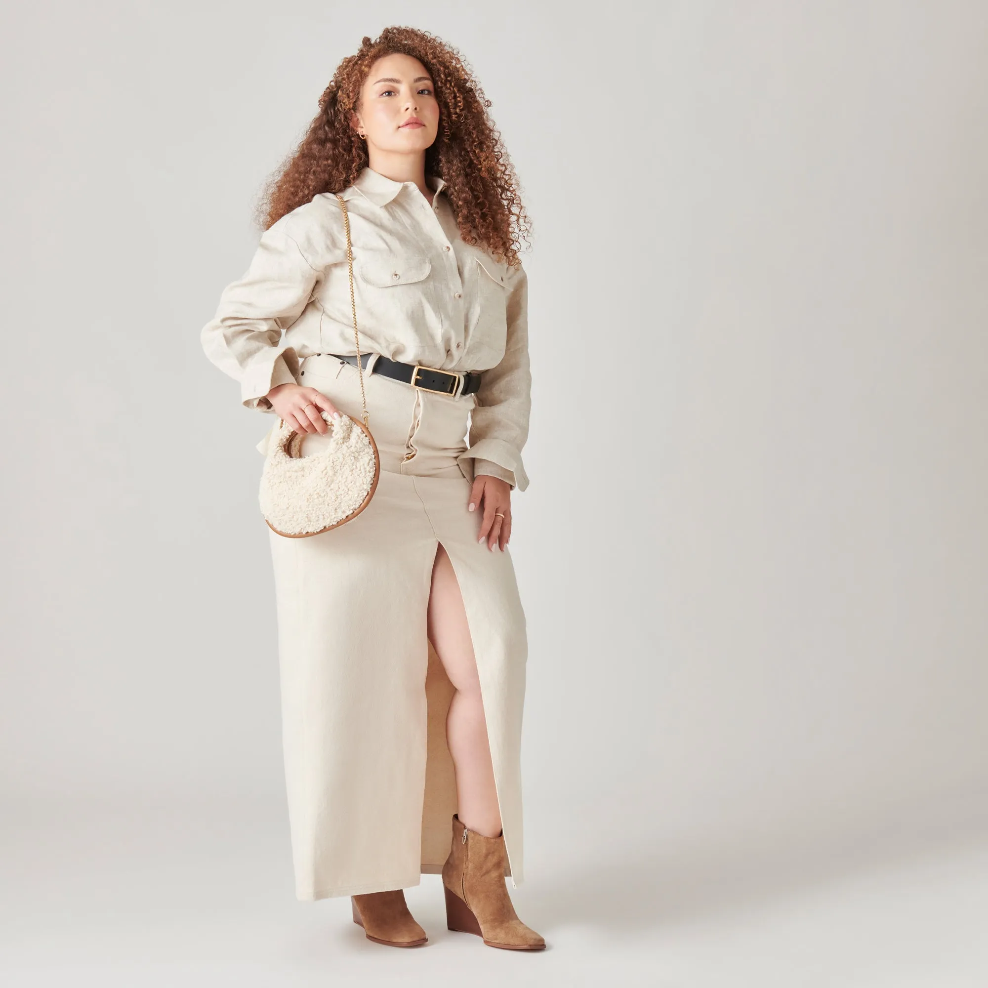 SUSANN BOOTIES CHESTNUT SUEDE - re:vita