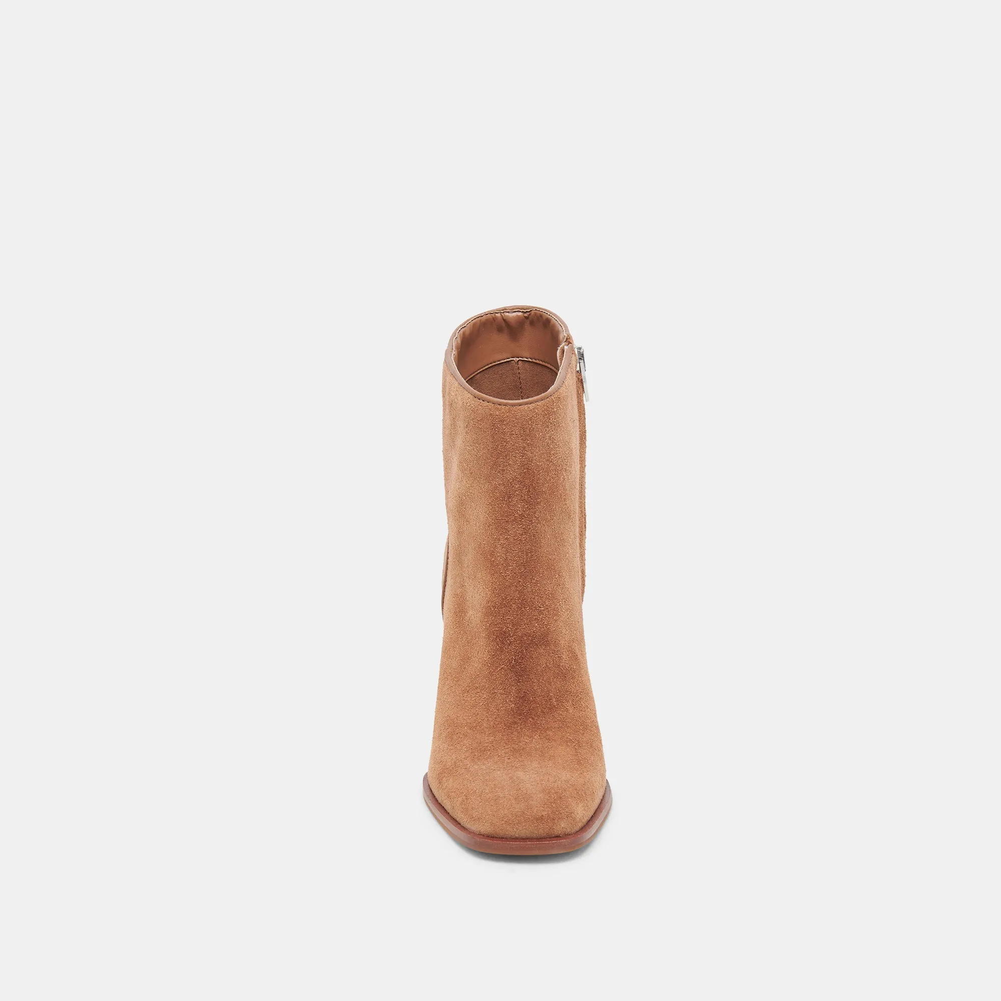 SUSANN BOOTIES CHESTNUT SUEDE - re:vita