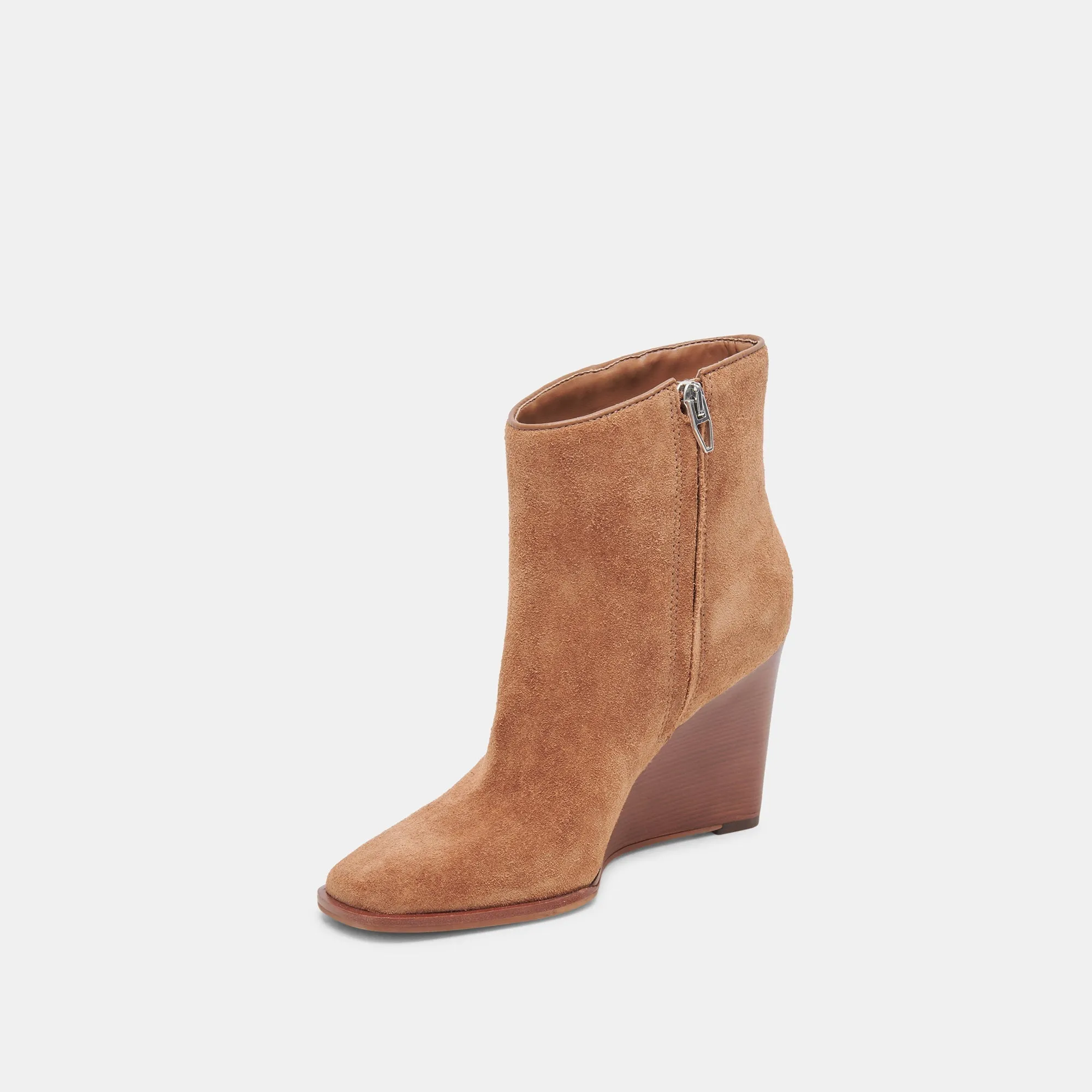 SUSANN BOOTIES CHESTNUT SUEDE - re:vita