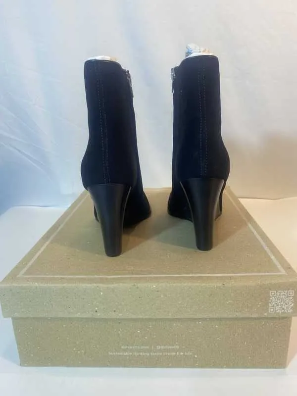 SUSANN BOOTIES ONYX SUEDE - re:vita