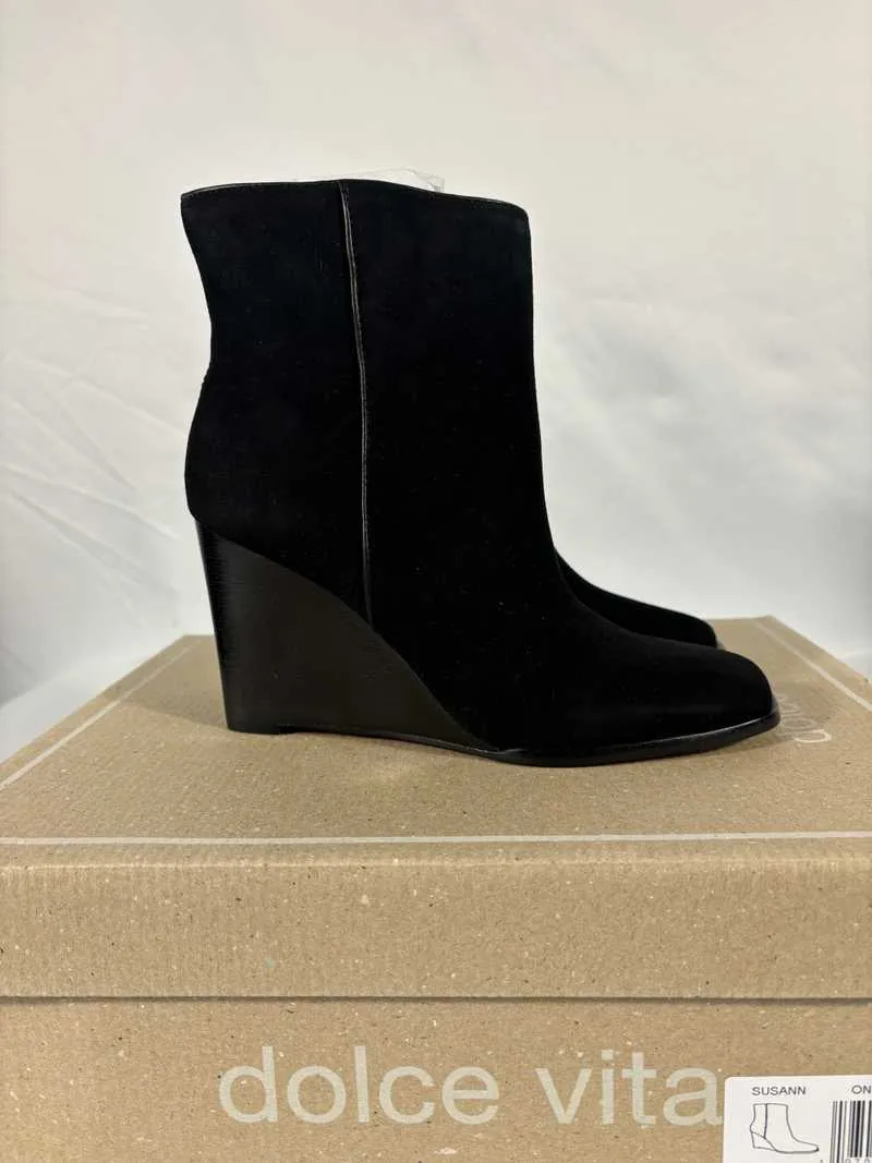 SUSANN BOOTIES ONYX SUEDE - re:vita